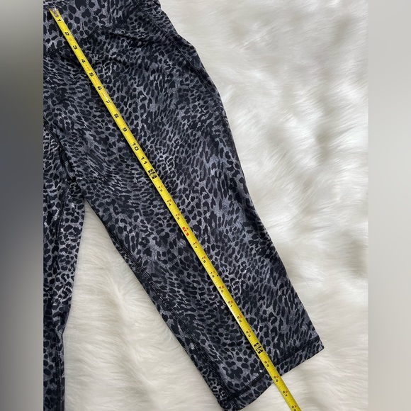 Grey Leopard Print Workout Pants - Picture 11 of 12